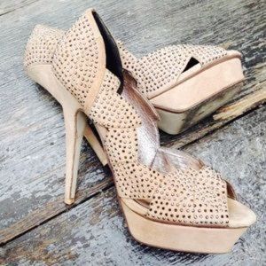 Jeffrey Campbell Turner rhinestone Platform Heels